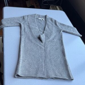 3.1 Phillip Lim Gray V-Neck Sweater/Dress